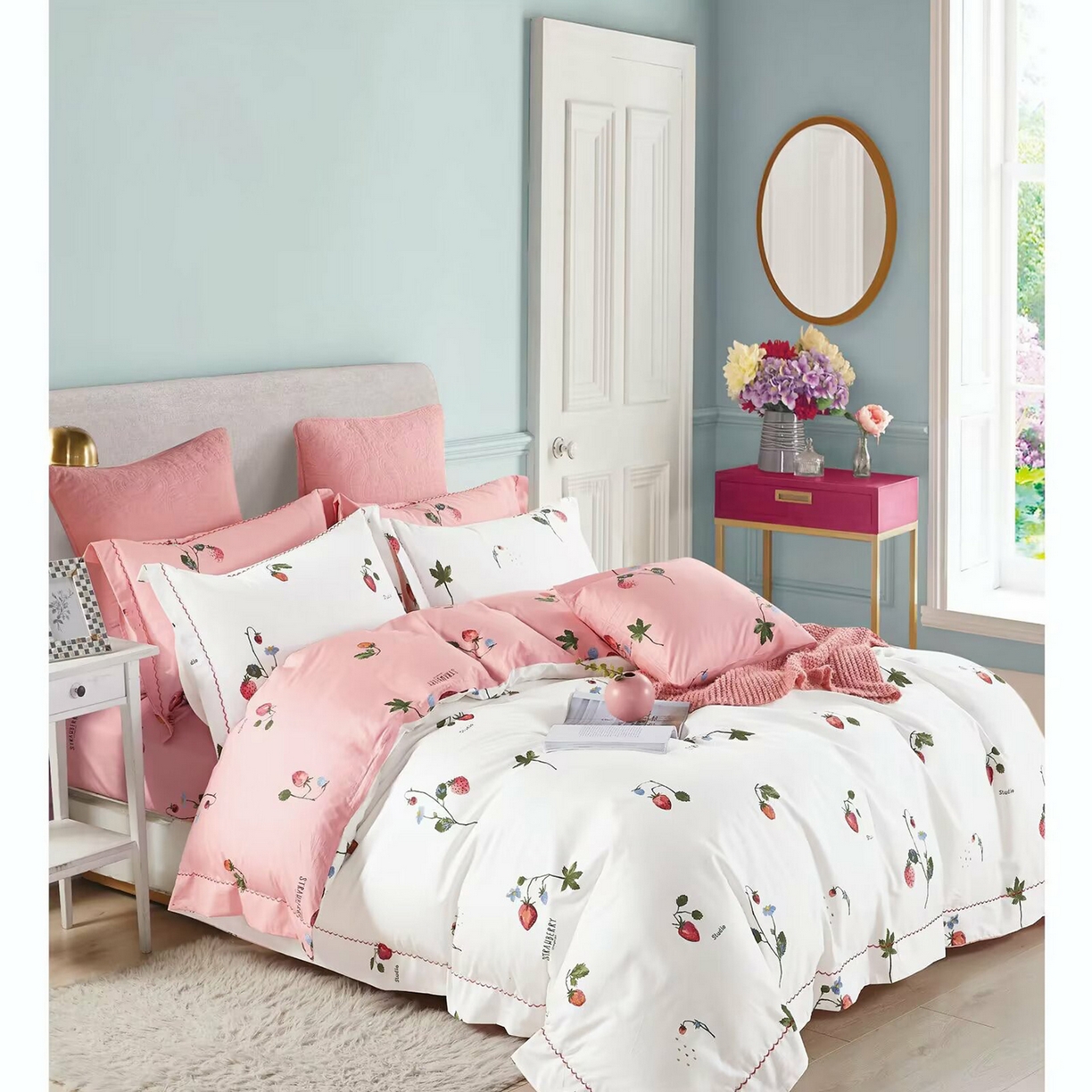 91家纺网 家纺一手货源 找家纺 （总）未来家居 JAMES KELLY （铂金凯丽）2026新款40支13376全棉印染铂金长绒棉四件套-大号2