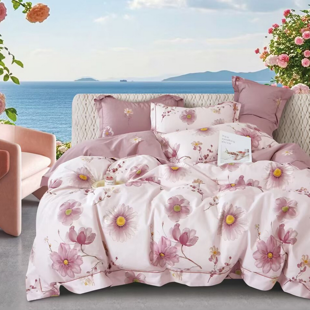 91家纺网 家纺一手货源 找家纺 （总2）未来家居 JAMES KELLY （铂金凯丽）2025新款40支13376全棉印染铂金长绒棉四件套-系列4