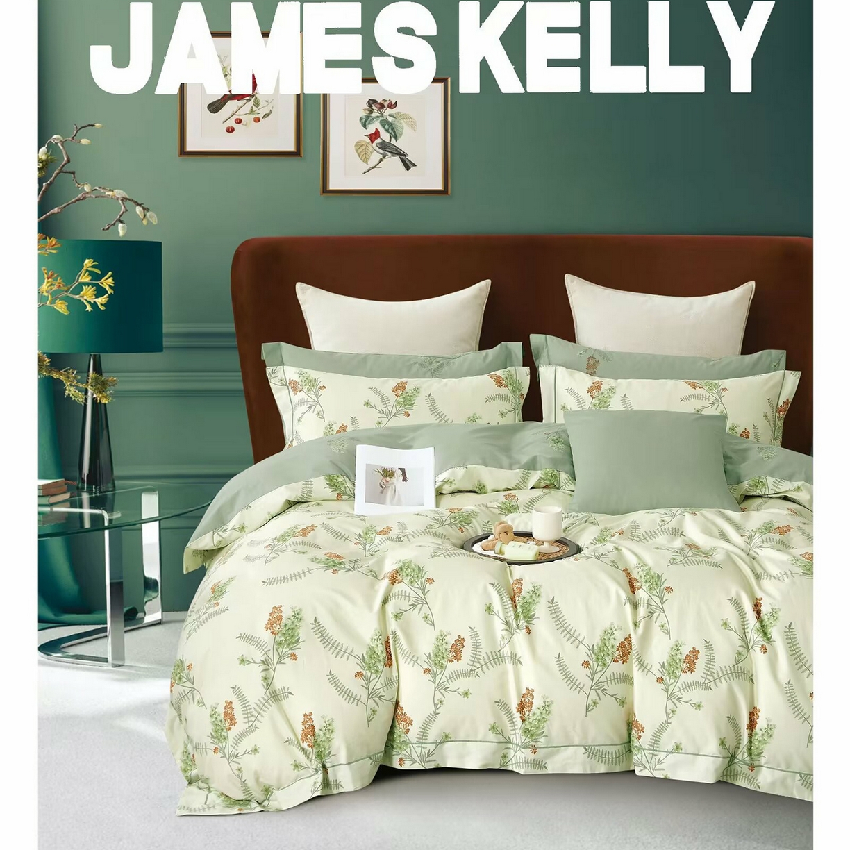 91家纺网 家纺一手货源 找家纺 （总）未来家居 JAMES KELLY （铂金凯丽）2026新款40支13376全棉印染铂金长绒棉四件套-大号2