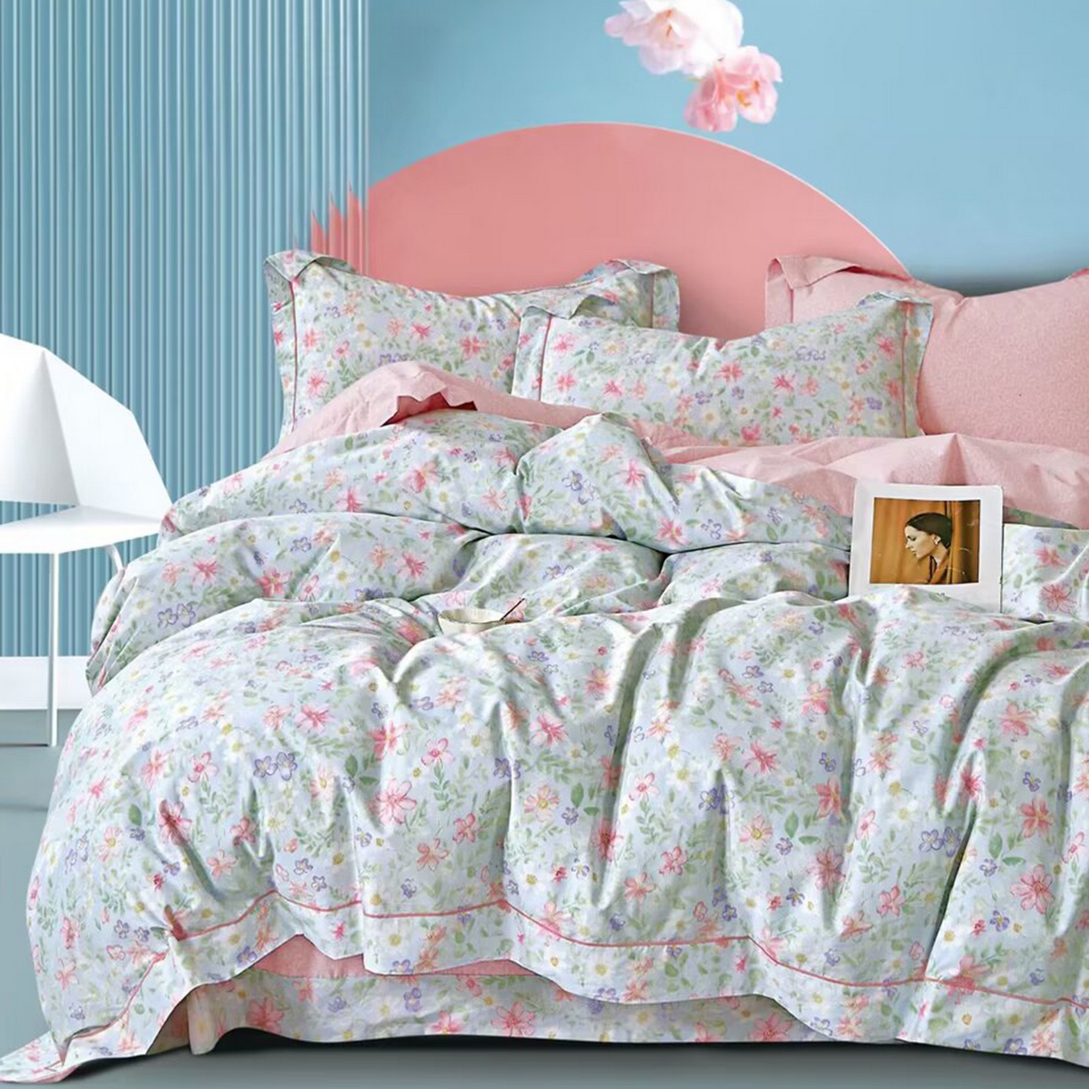 91家纺网 家纺一手货源 找家纺 （总2）未来家居 JAMES KELLY （铂金凯丽）2025新款40支13376全棉印染铂金长绒棉四件套-系列4