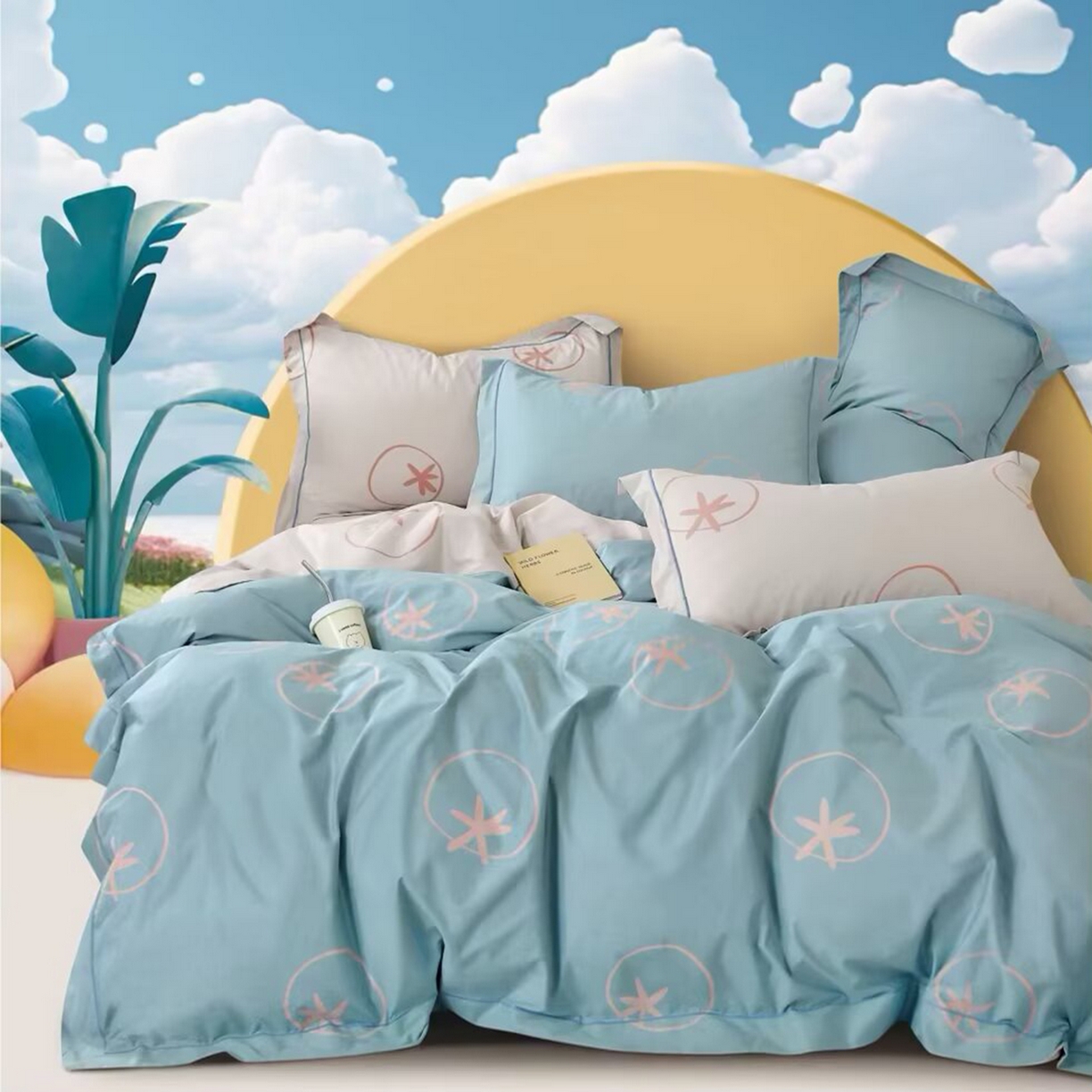 91家纺网 家纺一手货源 找家纺 （总2）未来家居 JAMES KELLY （铂金凯丽）2025新款40支13376全棉印染铂金长绒棉四件套-系列4