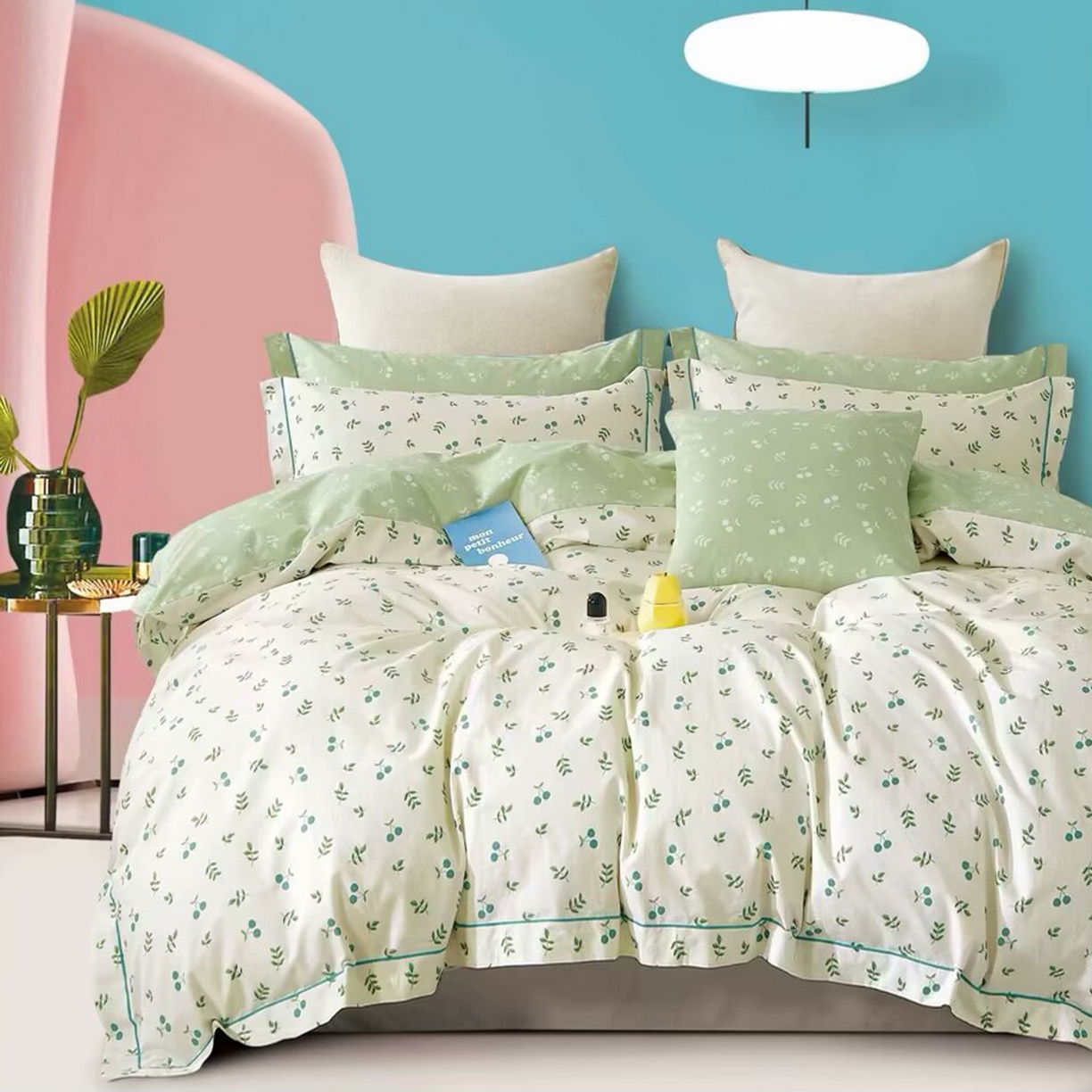 91家纺网 家纺一手货源 找家纺 （总2）未来家居 JAMES KELLY （铂金凯丽）2025新款40支13376全棉印染铂金长绒棉四件套-系列4