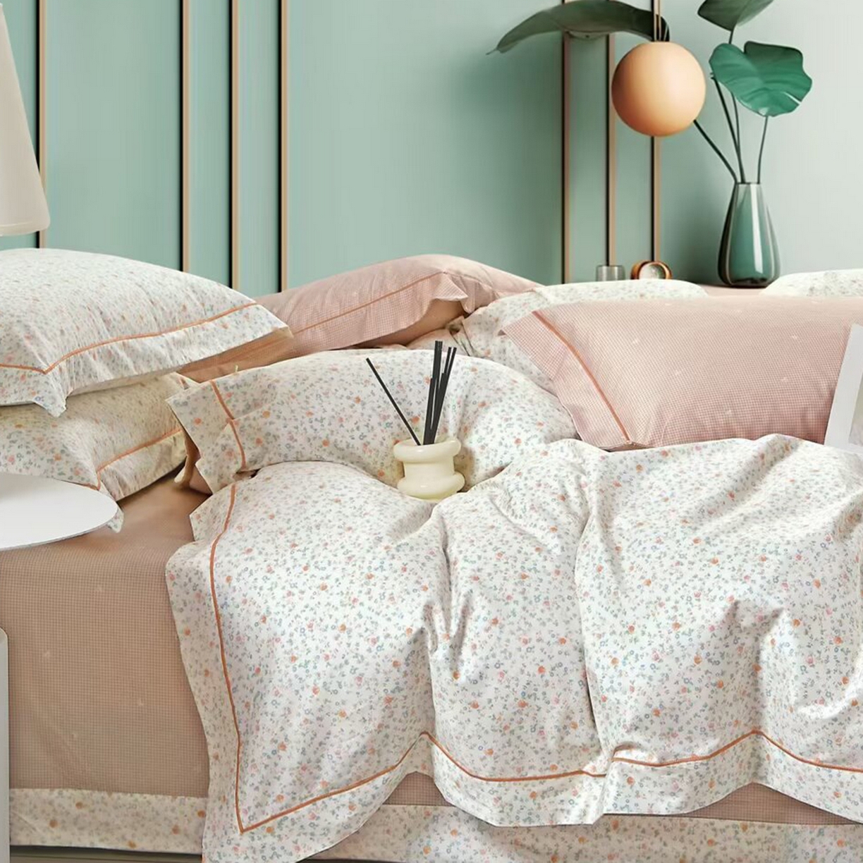 91家纺网 家纺一手货源 找家纺 （总2）未来家居 JAMES KELLY （铂金凯丽）2025新款40支13376全棉印染铂金长绒棉四件套-系列4