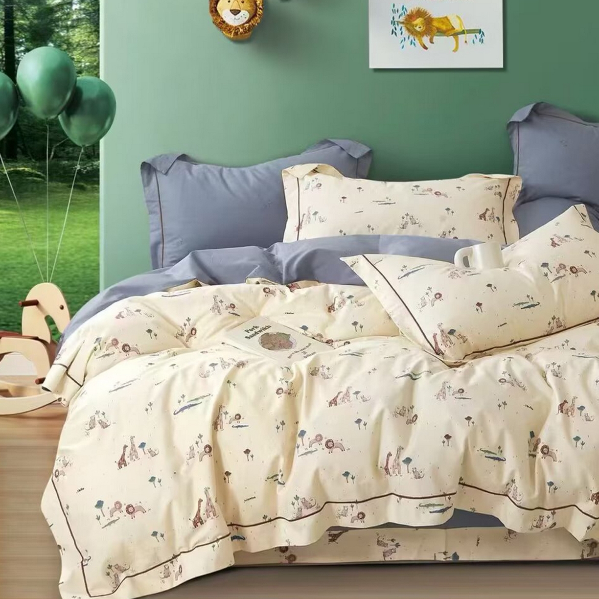 91家纺网 家纺一手货源 找家纺 （总2）未来家居 JAMES KELLY （铂金凯丽）2025新款40支13376全棉印染铂金长绒棉四件套-系列4