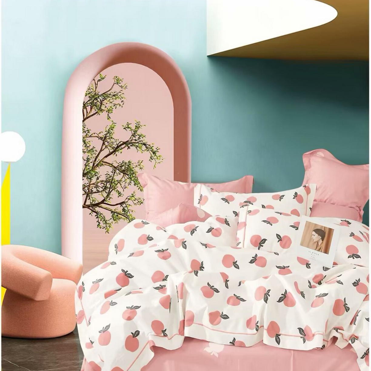 91家纺网 家纺一手货源 找家纺 （总2）未来家居 JAMES KELLY （铂金凯丽）2025新款40支13376全棉印染铂金长绒棉四件套-系列4