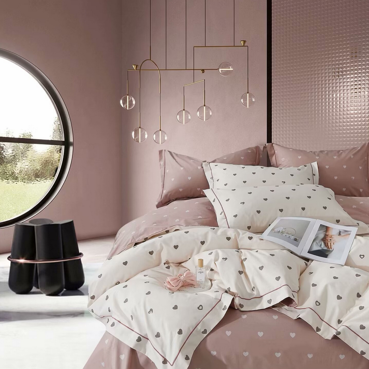 91家纺网 家纺一手货源 找家纺 （总2）未来家居 JAMES KELLY （铂金凯丽）2025新款40支13376全棉印染铂金长绒棉四件套-系列4