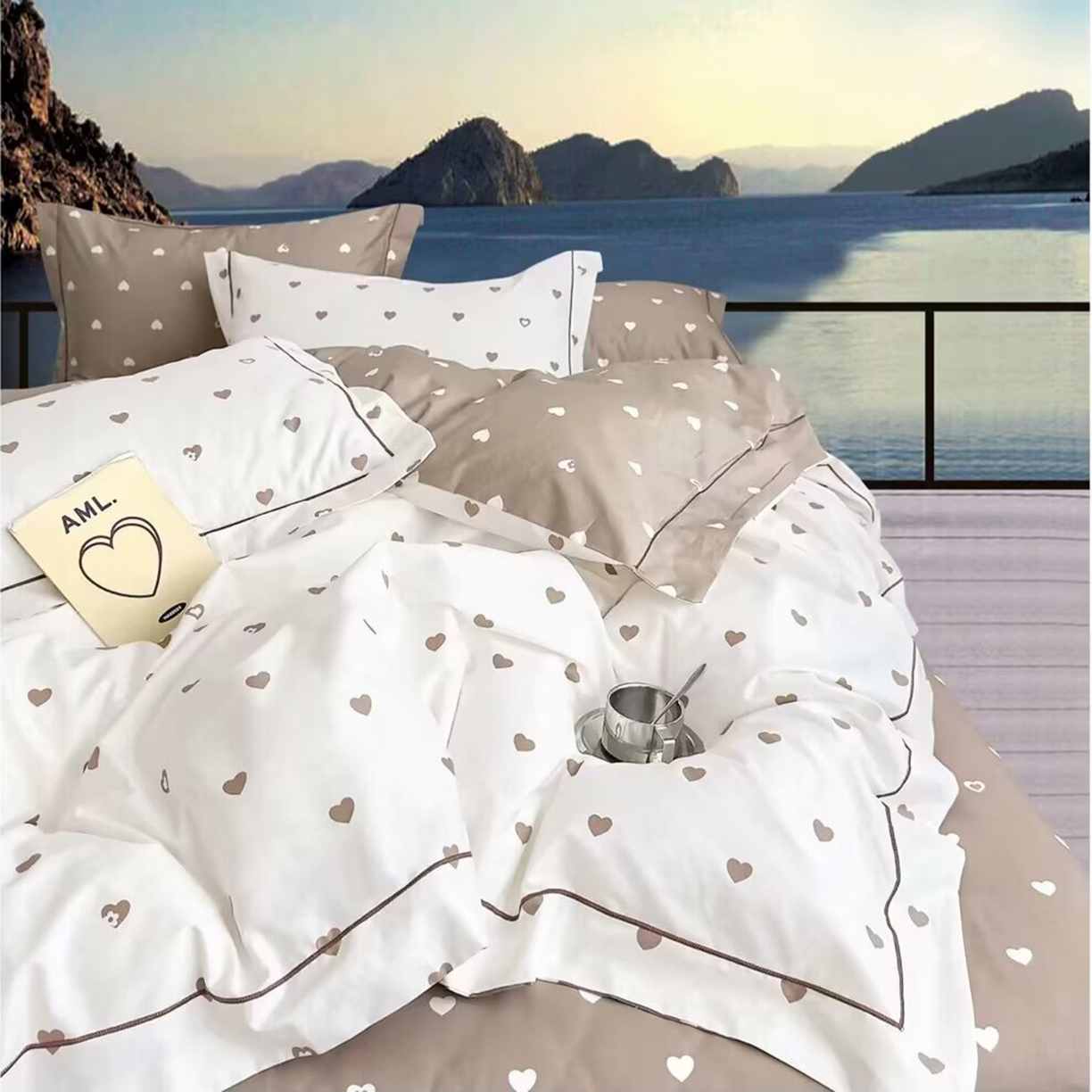 91家纺网 家纺一手货源 找家纺 （总2）未来家居 JAMES KELLY （铂金凯丽）2025新款40支13376全棉印染铂金长绒棉四件套-系列4