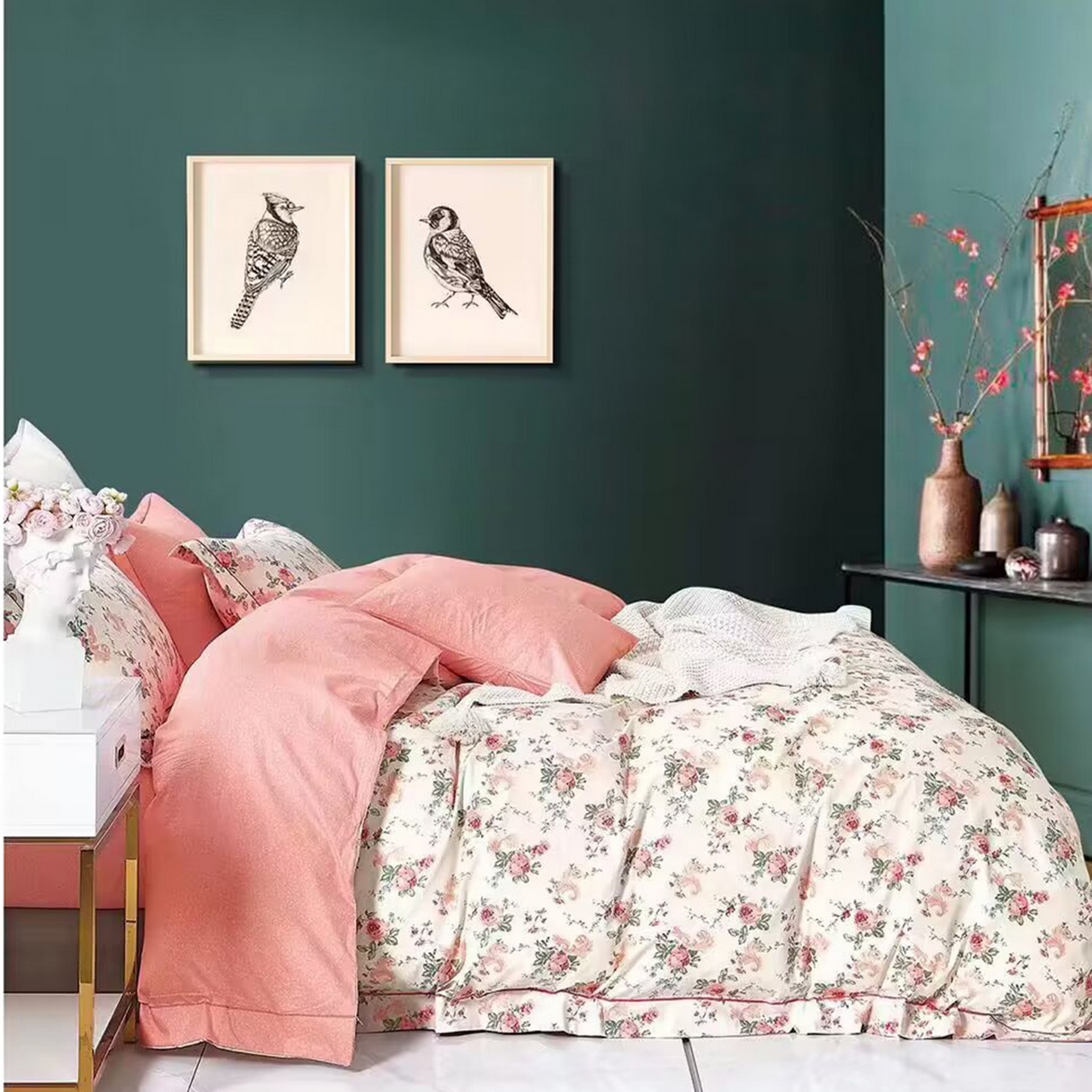 91家纺网 家纺一手货源 找家纺 （总2）未来家居 JAMES KELLY （铂金凯丽）2025新款40支13376全棉印染铂金长绒棉四件套-系列4