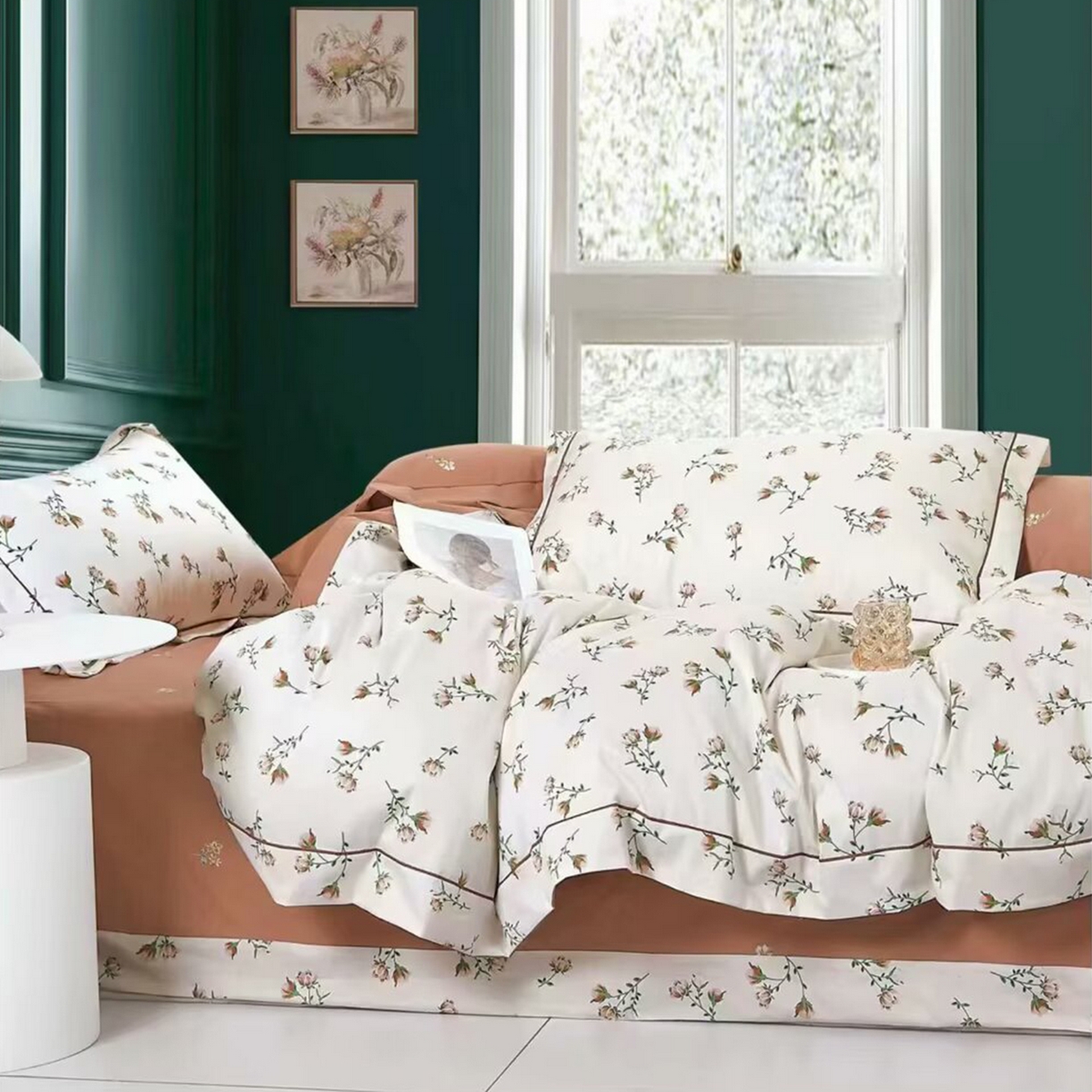 91家纺网 家纺一手货源 找家纺 （总2）未来家居 JAMES KELLY （铂金凯丽）2025新款40支13376全棉印染铂金长绒棉四件套-系列4