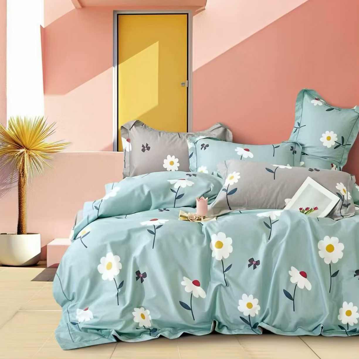 91家纺网 家纺一手货源 找家纺 （总2）未来家居 JAMES KELLY （铂金凯丽）2025新款40支13376全棉印染铂金长绒棉四件套-系列4