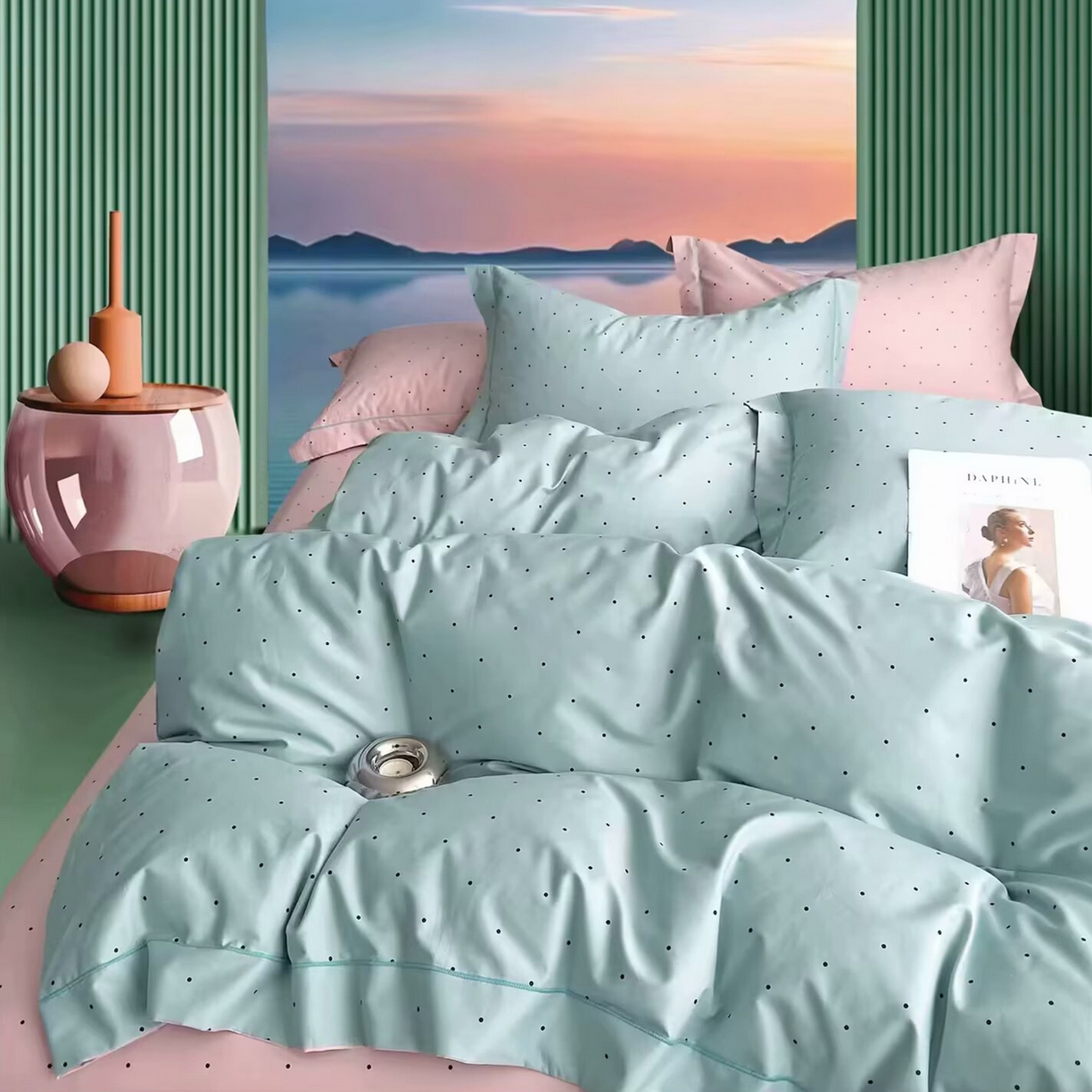 91家纺网 家纺一手货源 找家纺 （总2）未来家居 JAMES KELLY （铂金凯丽）2025新款40支13376全棉印染铂金长绒棉四件套-系列4