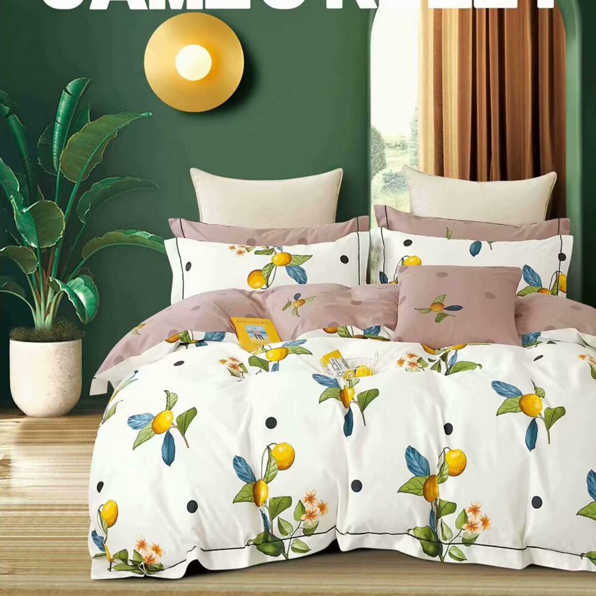 91家纺网 家纺一手货源 找家纺 （总2）未来家居 JAMES KELLY （铂金凯丽）2025新款40支13376全棉印染铂金长绒棉四件套-系列4