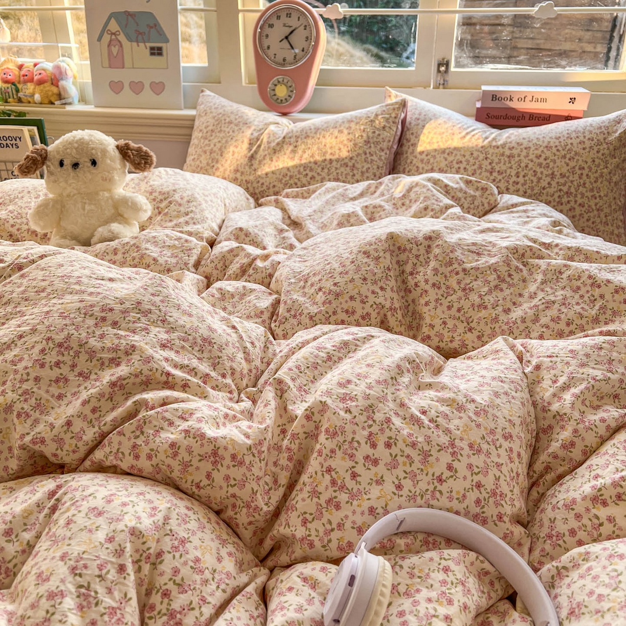 91家纺网 家纺一手货源 找家纺 （总）思诺羽床笠 2026新款古法水洗仿棉云感棉三件套四件套