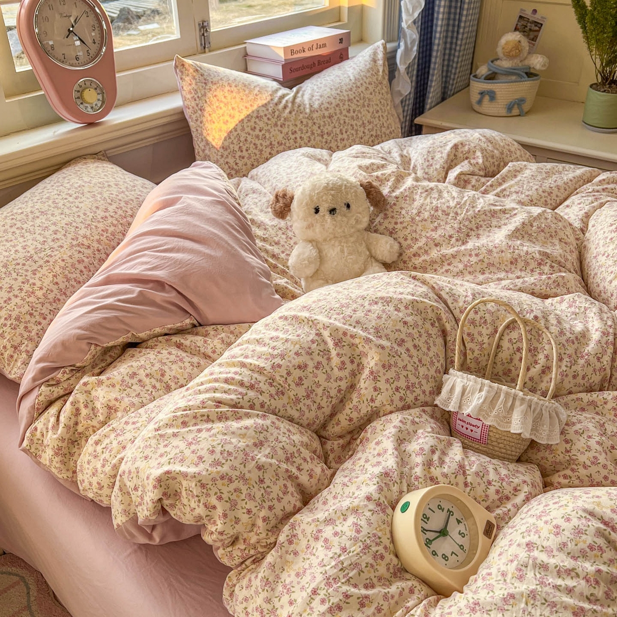 91家纺网 家纺一手货源 找家纺 （总）思诺羽床笠 2026新款古法水洗仿棉云感棉三件套四件套