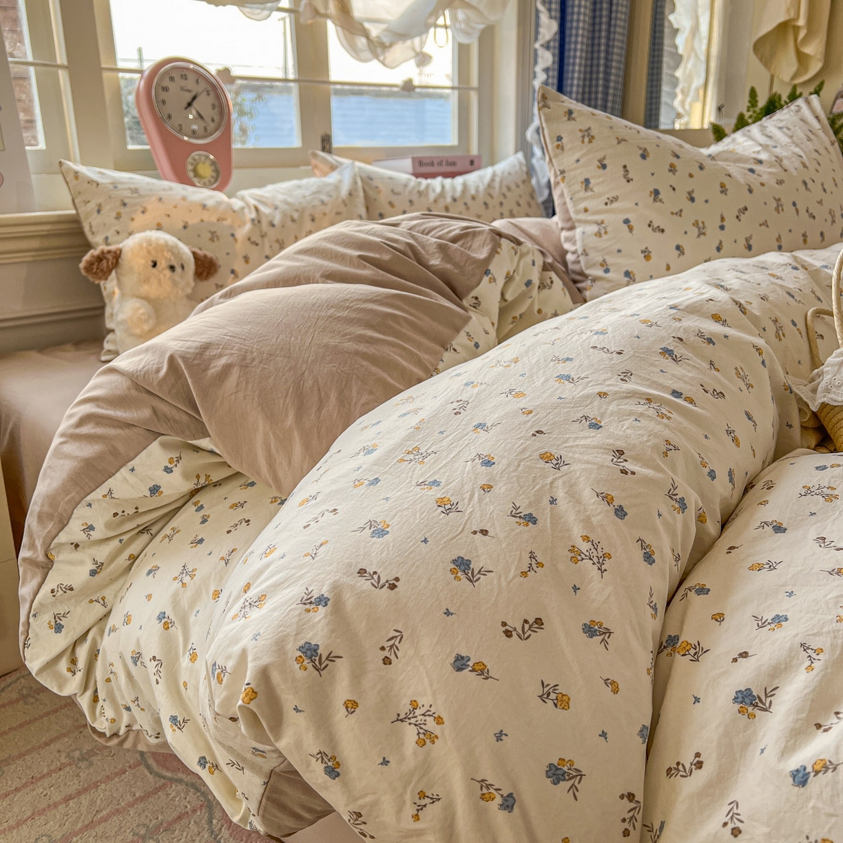 91家纺网 家纺一手货源 找家纺 （总）思诺羽床笠 2026新款古法水洗仿棉云感棉三件套四件套