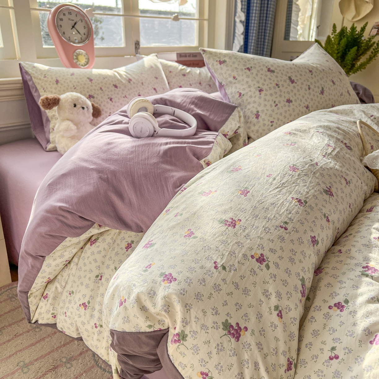 91家纺网 家纺一手货源 找家纺 （总）思诺羽床笠 2026新款古法水洗仿棉云感棉三件套四件套