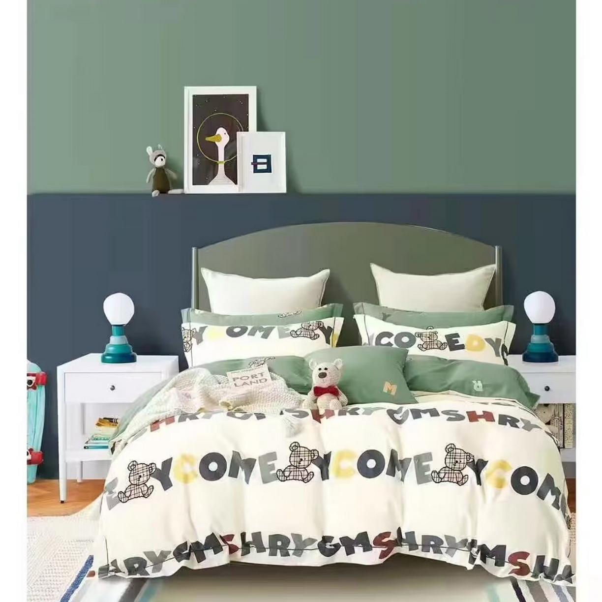 91家纺网 家纺一手货源 找家纺 （总1）未来家居 JAMES KELLY （铂金凯丽）2026新款40支13376全棉印染铂金长绒棉四件套-系列9