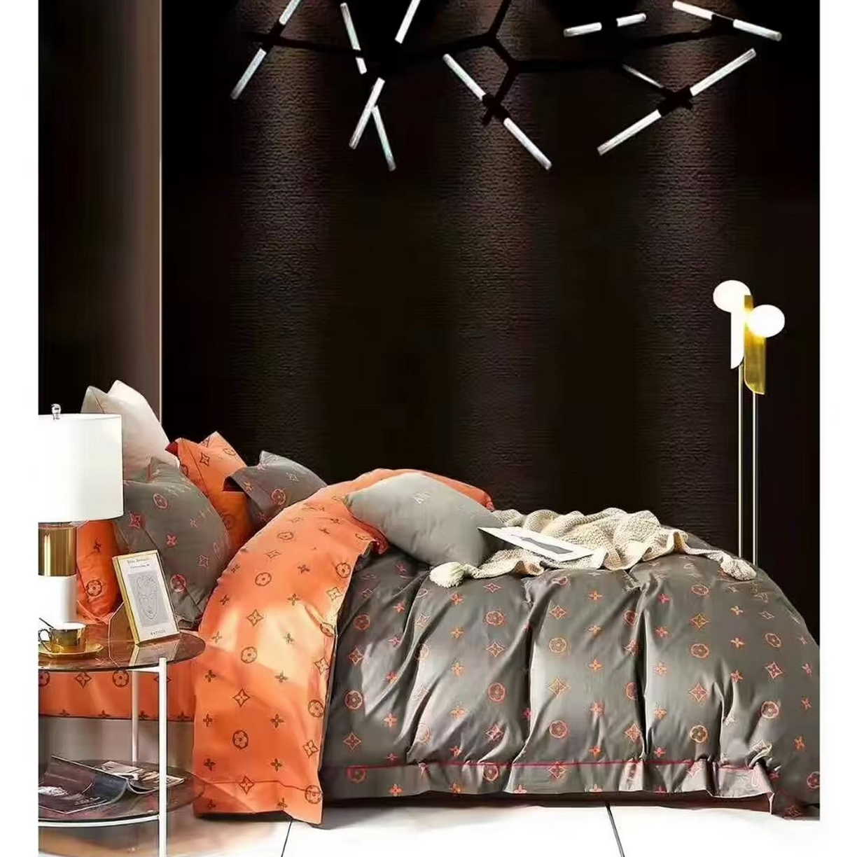 91家纺网 家纺一手货源 找家纺 （总1）未来家居 JAMES KELLY （铂金凯丽）2026新款40支13376全棉印染铂金长绒棉四件套-系列9