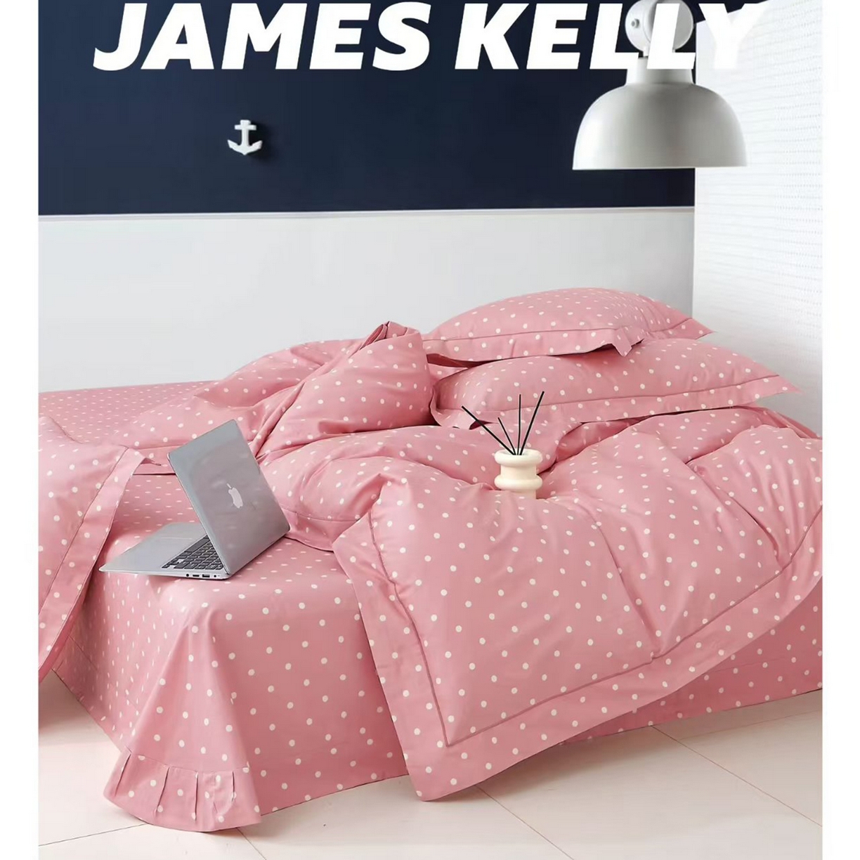 91家纺网 家纺一手货源 找家纺 （总1）未来家居 JAMES KELLY （铂金凯丽）2026新款40支13376全棉印染铂金长绒棉四件套-系列9