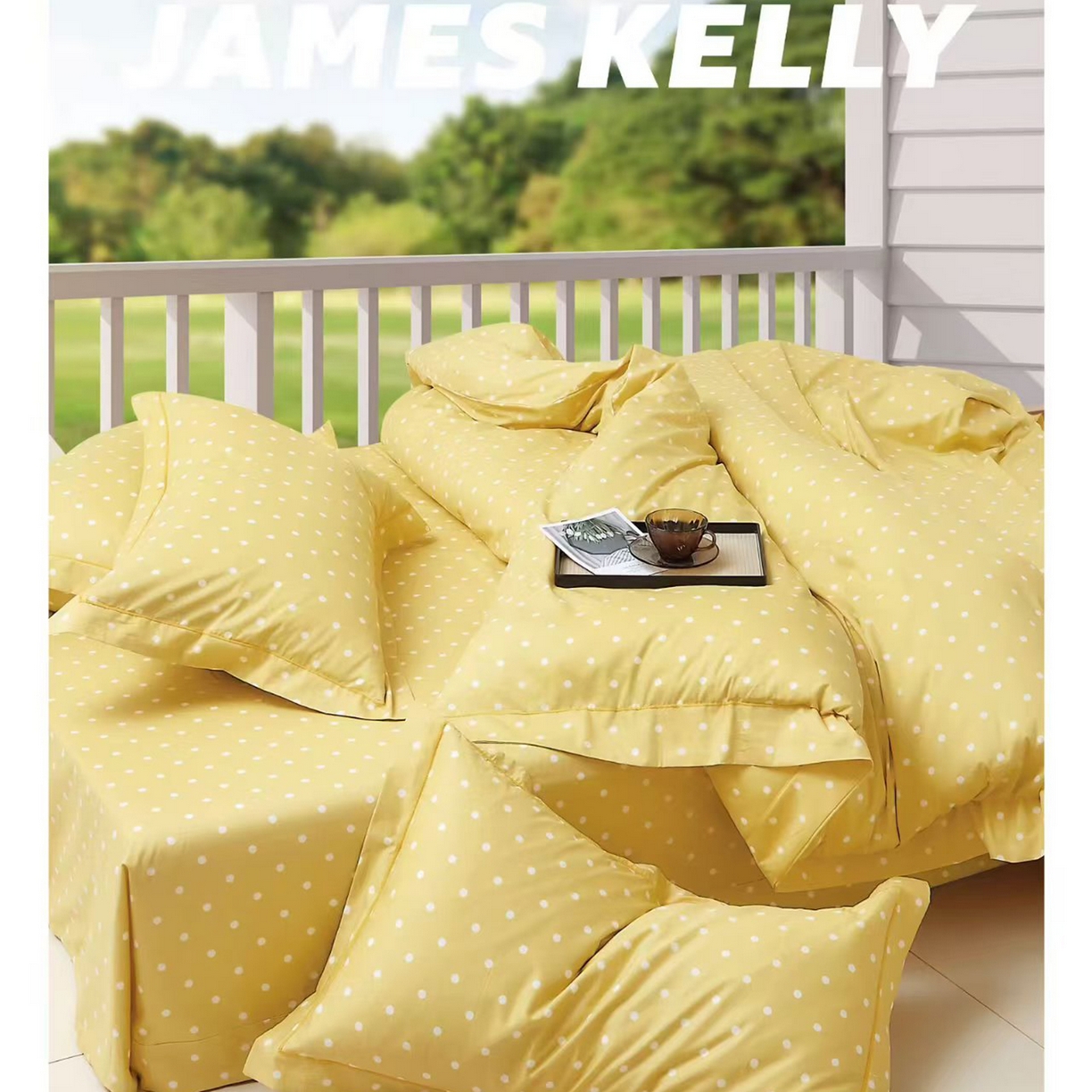 91家纺网 家纺一手货源 找家纺 （总1）未来家居 JAMES KELLY （铂金凯丽）2026新款40支13376全棉印染铂金长绒棉四件套-系列9