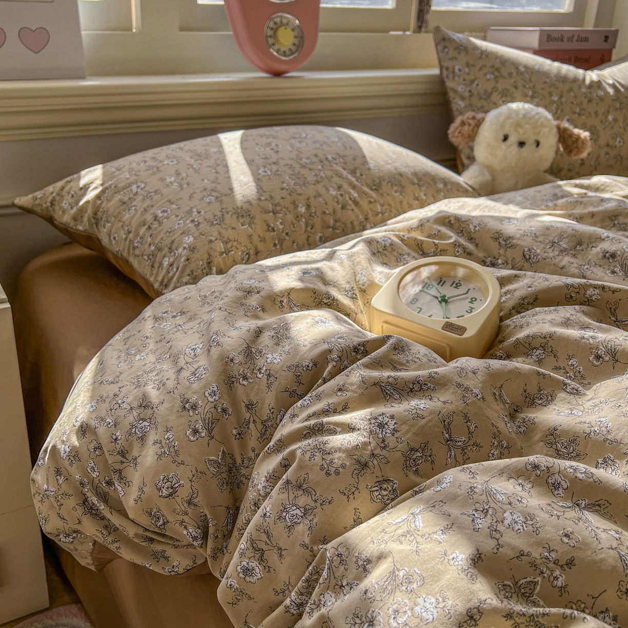 91家纺网 家纺一手货源 找家纺 思诺羽床笠 2026新款古法水洗仿棉云感棉三件套四件套 美式