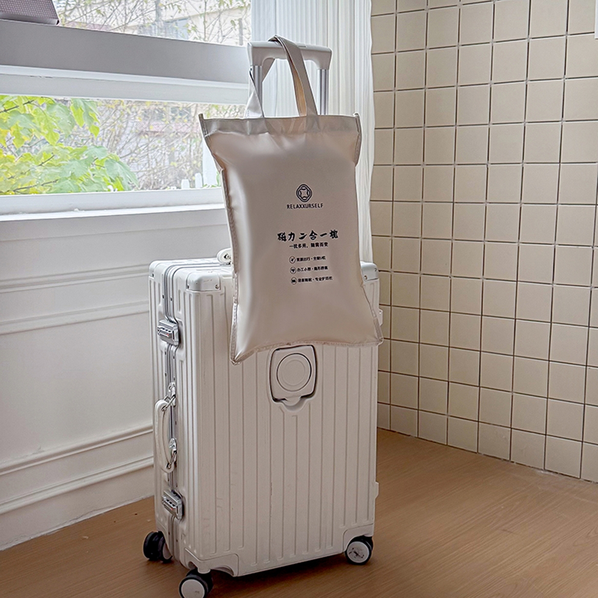 91家纺网 家纺一手货源 找家纺 微枕芯 2026新款磁力二合一旅行U枕 枕头枕芯 灰 单只