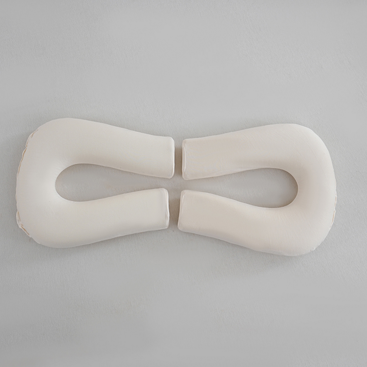 91家纺网 家纺一手货源 找家纺 微枕芯 2026新款磁力二合一旅行U枕 枕头枕芯 奶白 单只