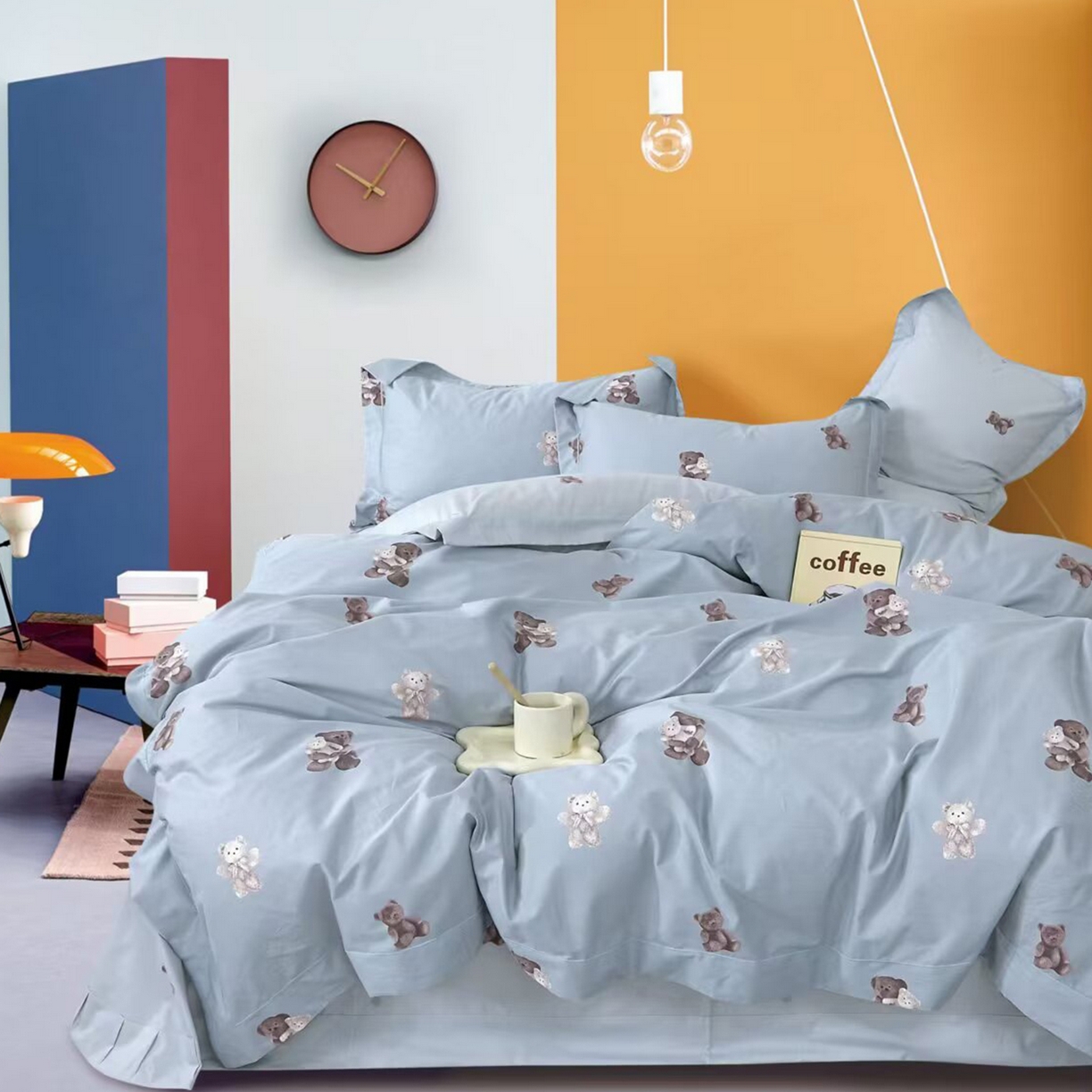 91家纺网 家纺一手货源 找家纺 （总）未来家居 JAMES KELLY （铂金凯丽）2025新款40支13376全棉印染铂金长绒棉四件套-系列6