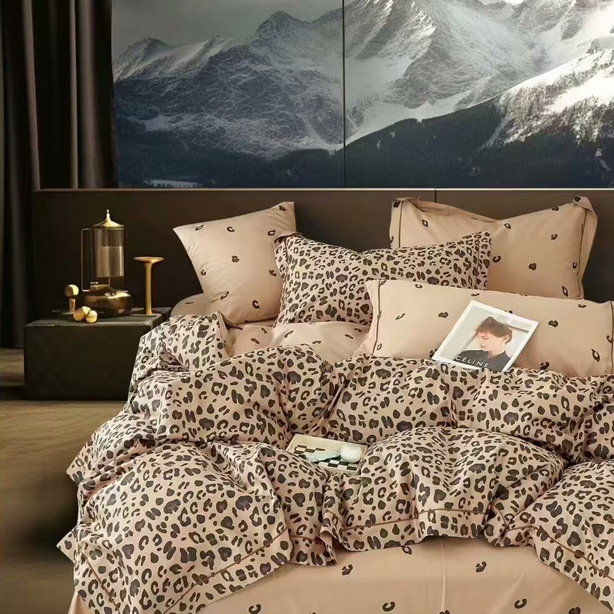 91家纺网 家纺一手货源 找家纺 （总）未来家居 JAMES KELLY （铂金凯丽）2025新款40支13376全棉印染铂金长绒棉四件套-系列6