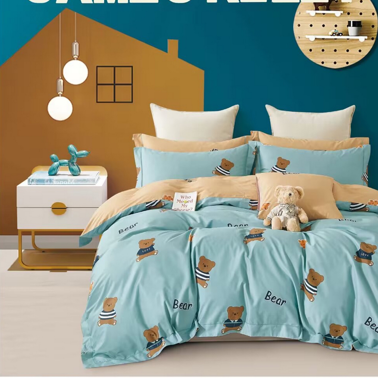 91家纺网 家纺一手货源 找家纺 （总）未来家居 JAMES KELLY （铂金凯丽）2025新款40支13376全棉印染铂金长绒棉四件套-系列6