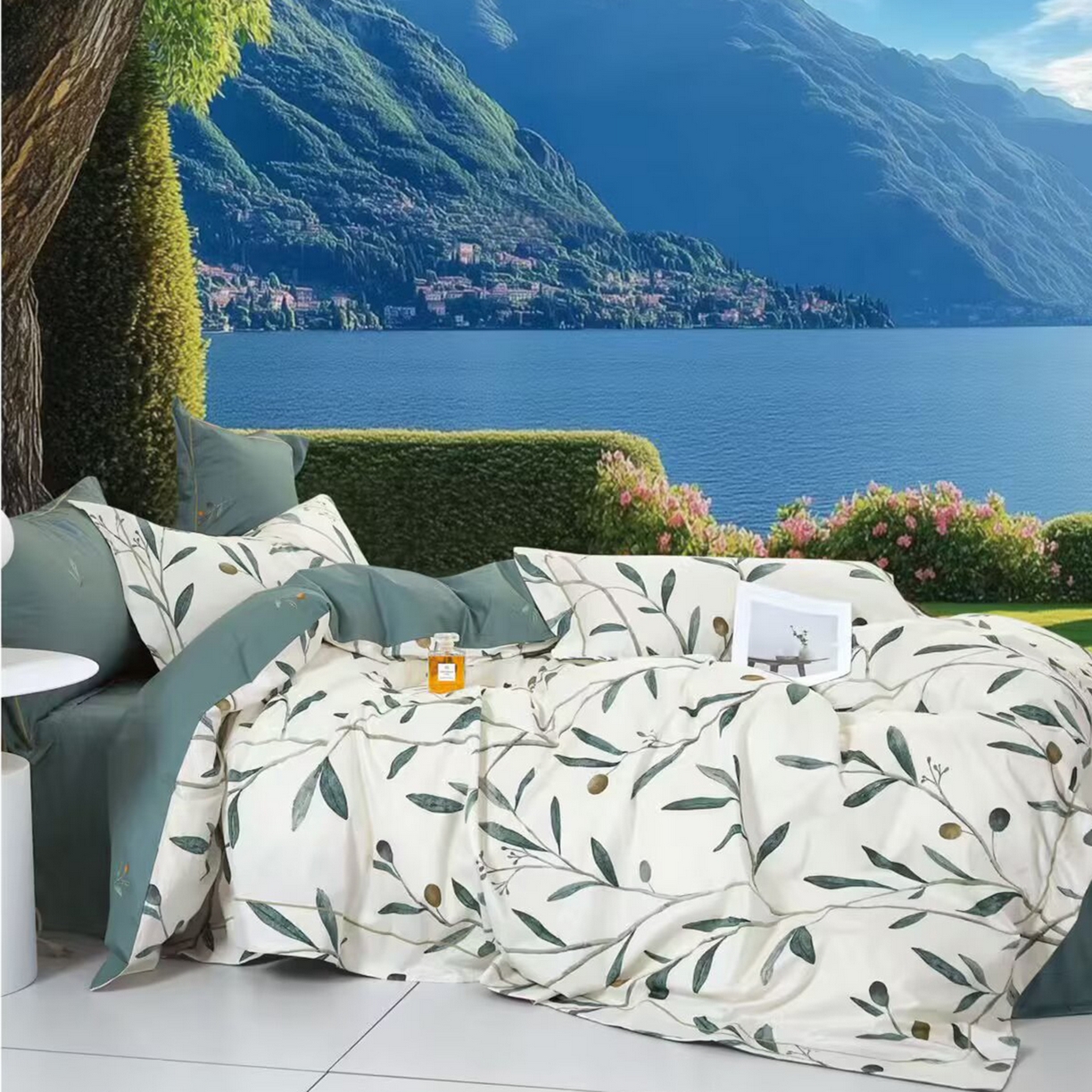 91家纺网 家纺一手货源 找家纺 （总）未来家居 JAMES KELLY （铂金凯丽）2025新款40支13376全棉印染铂金长绒棉四件套-系列6