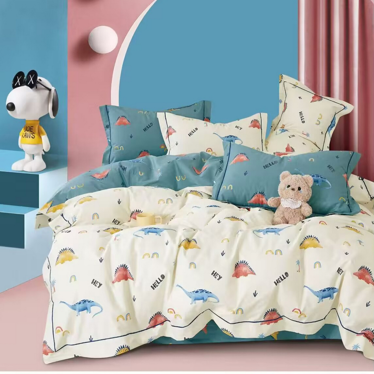 91家纺网 家纺一手货源 找家纺 （总）未来家居 JAMES KELLY （铂金凯丽）2025新款40支13376全棉印染铂金长绒棉四件套-系列6