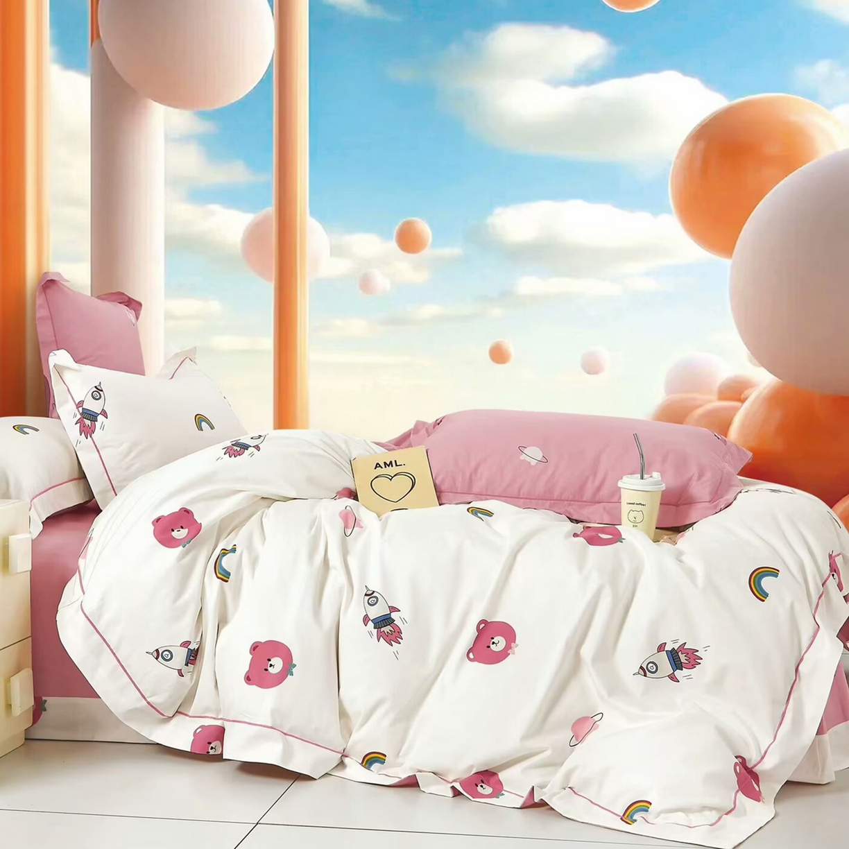 91家纺网 家纺一手货源 找家纺 （总）未来家居 JAMES KELLY （铂金凯丽）2025新款40支13376全棉印染铂金长绒棉四件套-系列6