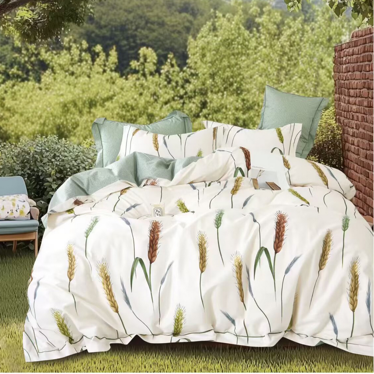 91家纺网 家纺一手货源 找家纺 （总）未来家居 JAMES KELLY （铂金凯丽）2025新款40支13376全棉印染铂金长绒棉四件套-系列6