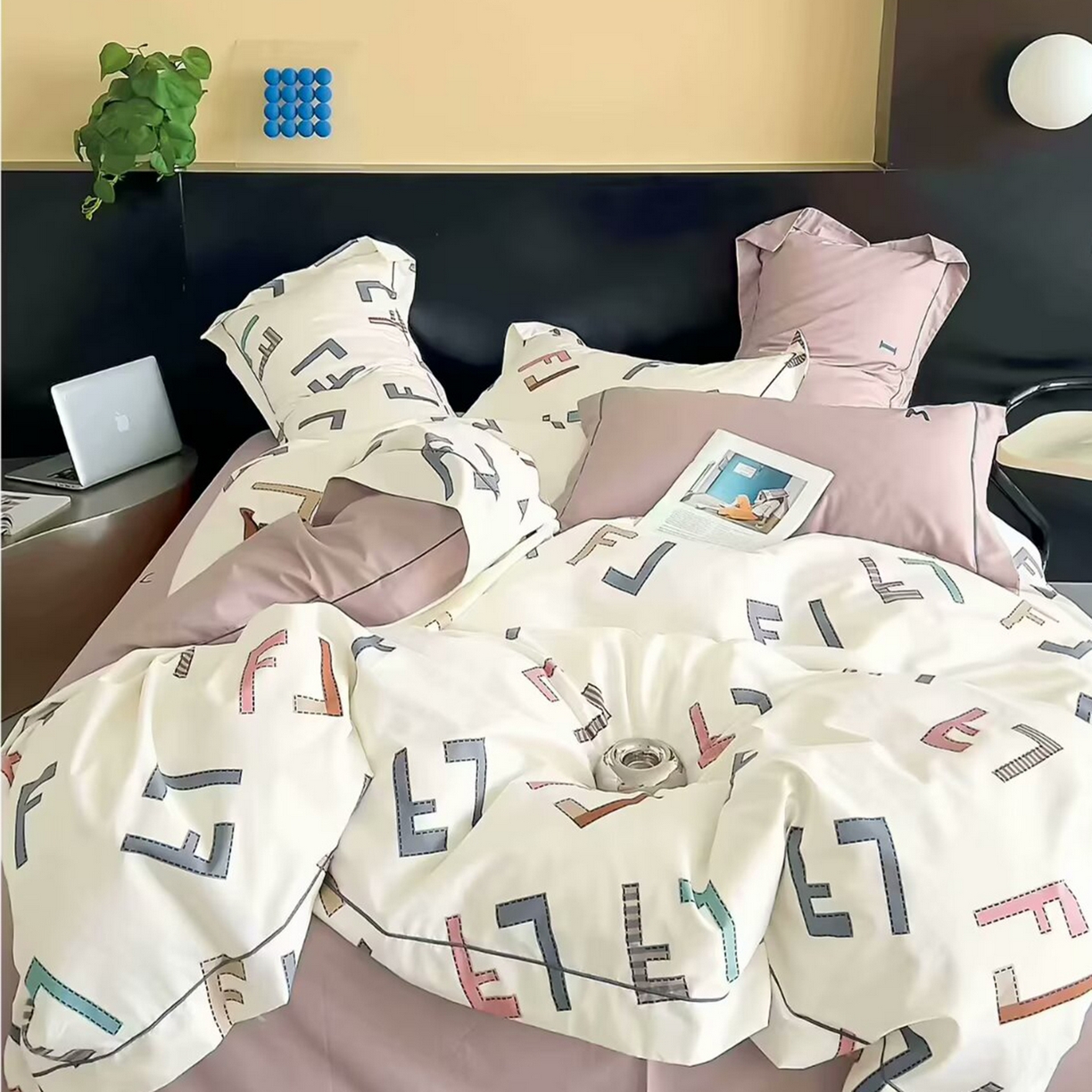 91家纺网 家纺一手货源 找家纺 （总）未来家居 JAMES KELLY （铂金凯丽）2025新款40支13376全棉印染铂金长绒棉四件套-系列6