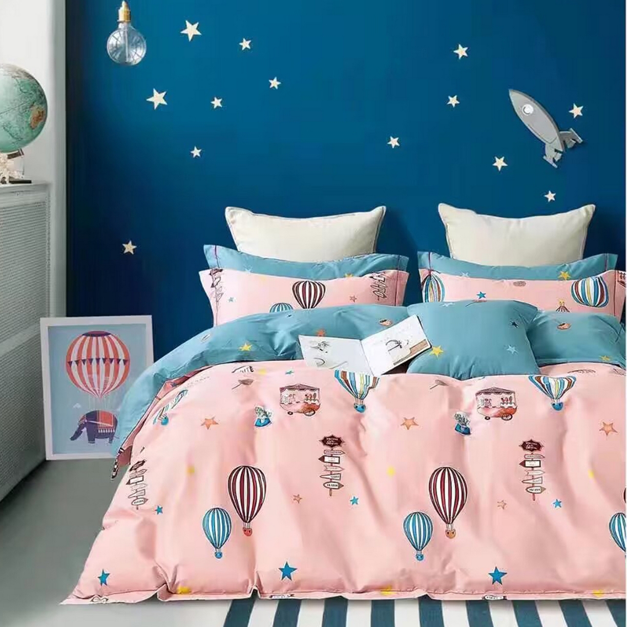 91家纺网 家纺一手货源 找家纺 （总）未来家居 JAMES KELLY （铂金凯丽）2025新款40支13376全棉印染铂金长绒棉四件套-系列6