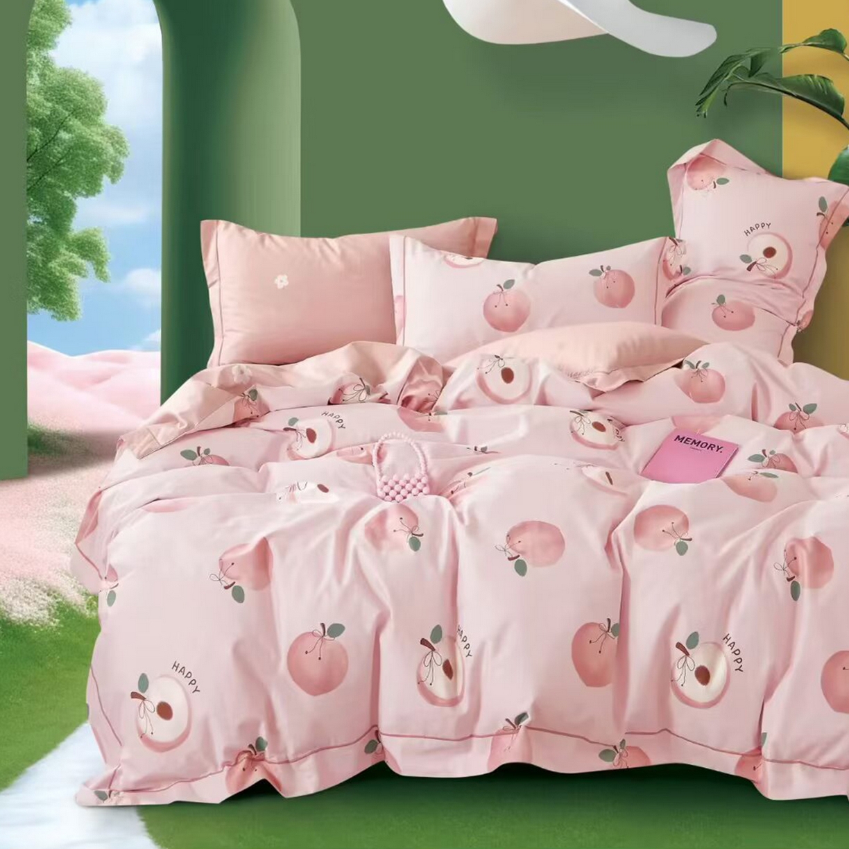 91家纺网 家纺一手货源 找家纺 （总）未来家居 JAMES KELLY （铂金凯丽）2025新款40支13376全棉印染铂金长绒棉四件套-系列6