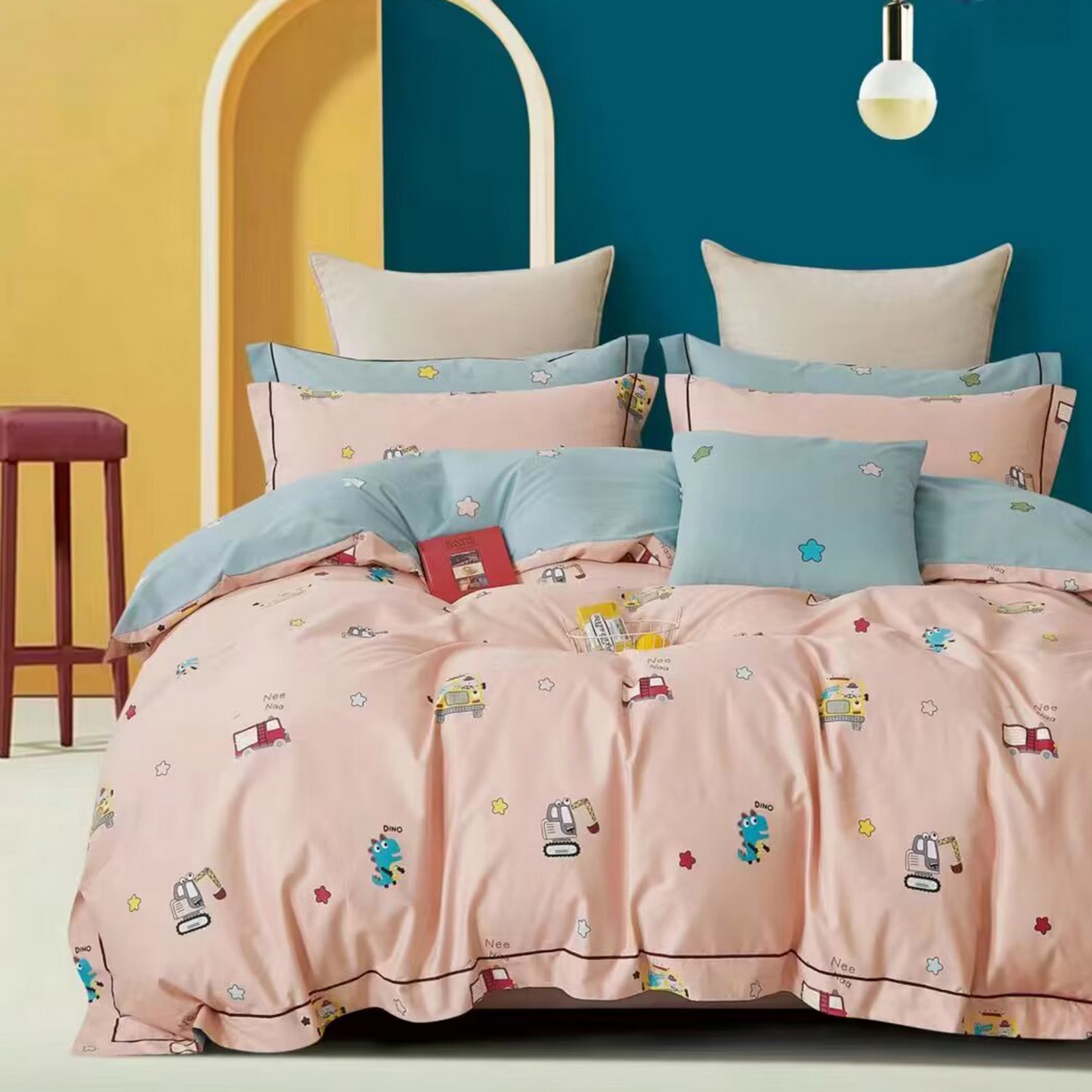 91家纺网 家纺一手货源 找家纺 （总）未来家居 JAMES KELLY （铂金凯丽）2025新款40支13376全棉印染铂金长绒棉四件套-系列6