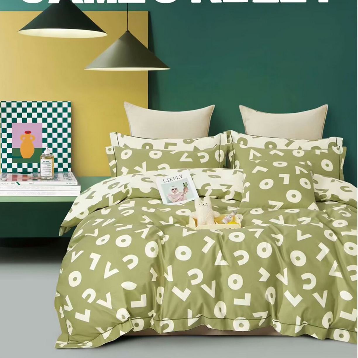 91家纺网 家纺一手货源 找家纺 （总）未来家居 JAMES KELLY （铂金凯丽）2025新款40支13376全棉印染铂金长绒棉四件套-系列6