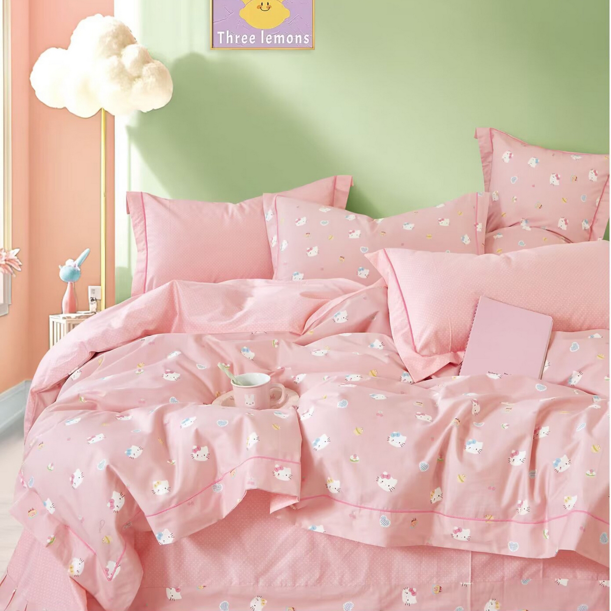 91家纺网 家纺一手货源 找家纺 （总2）未来家居 JAMES KELLY （铂金凯丽）2025新款40支13376全棉印染铂金长绒棉四件套-系列8