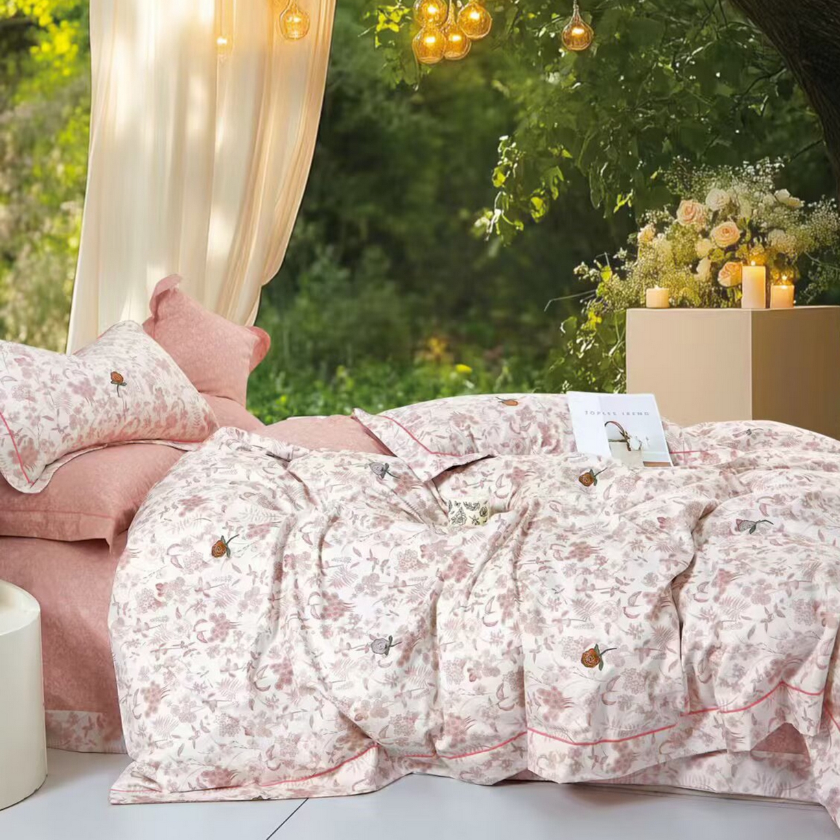 91家纺网 家纺一手货源 找家纺 （总）未来家居 JAMES KELLY （铂金凯丽）2025新款40支13376全棉印染铂金长绒棉四件套-系列6