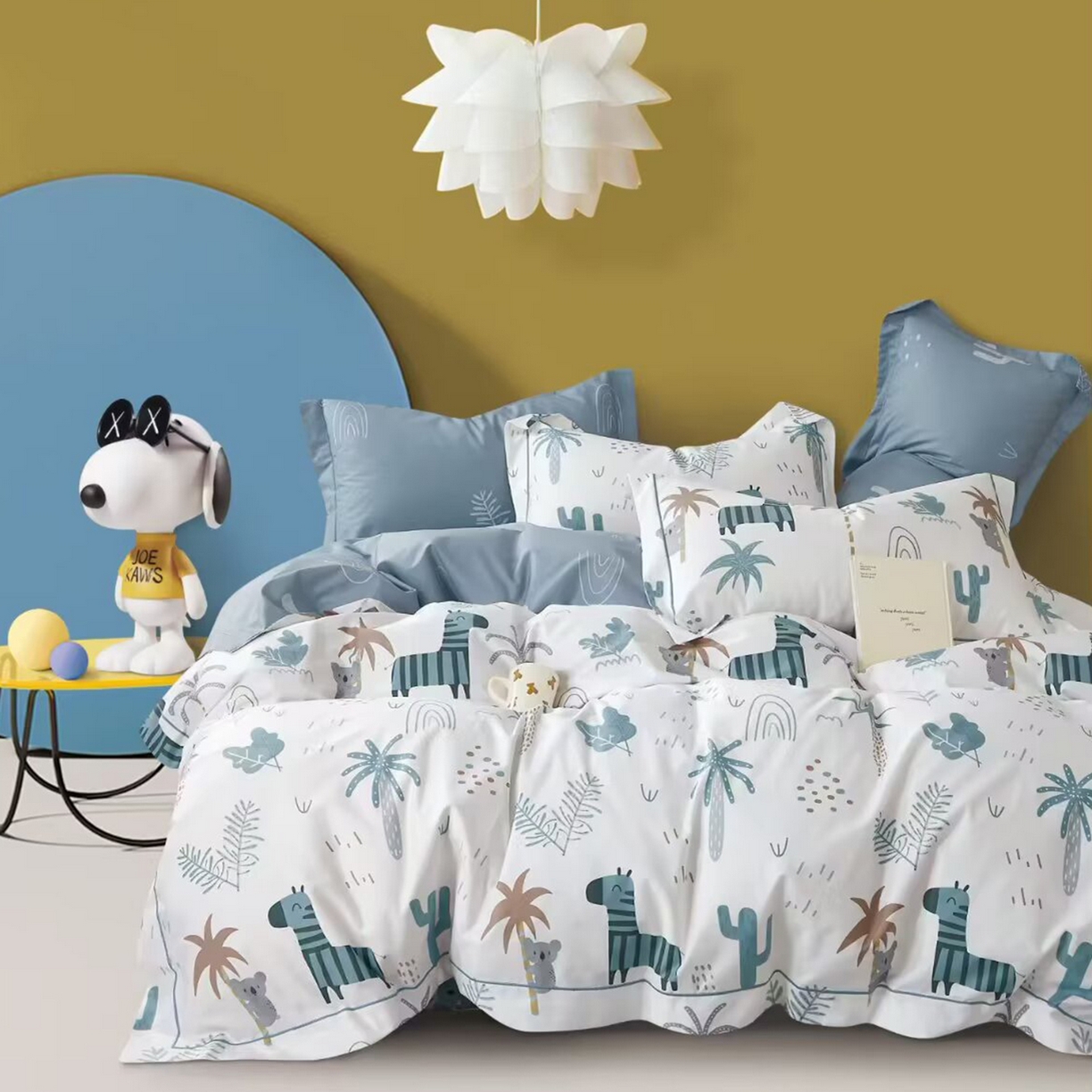 91家纺网 家纺一手货源 找家纺 （总）未来家居 JAMES KELLY （铂金凯丽）2025新款40支13376全棉印染铂金长绒棉四件套-系列6