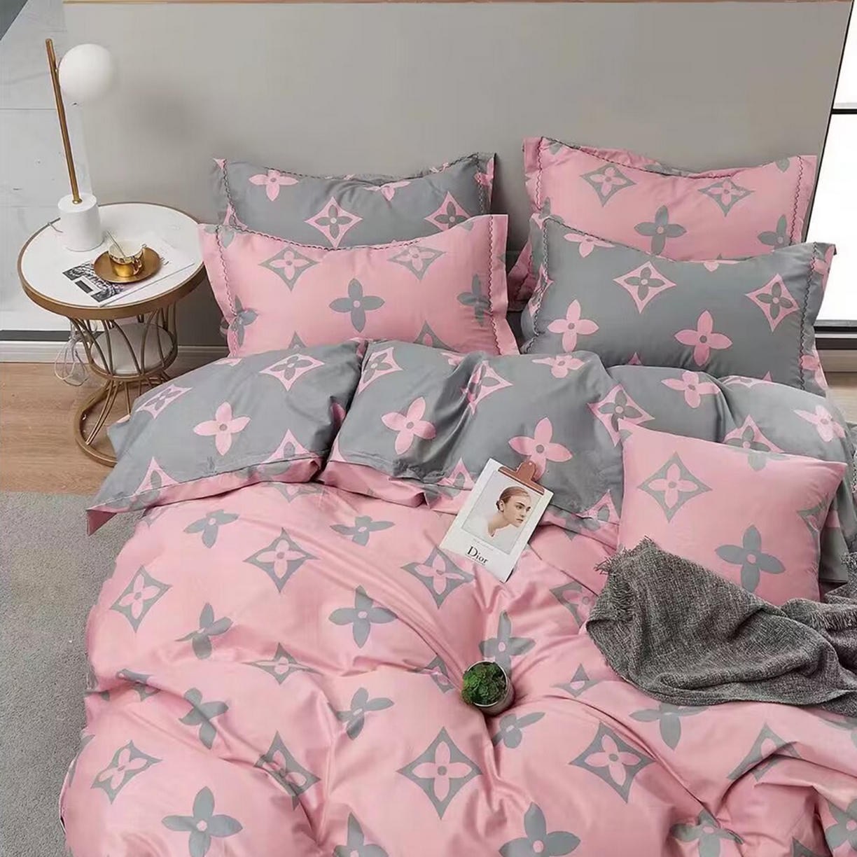 91家纺网 家纺一手货源 找家纺 （总）未来家居 JAMES KELLY （铂金凯丽）2025新款40支13376全棉印染铂金长绒棉四件套-系列6