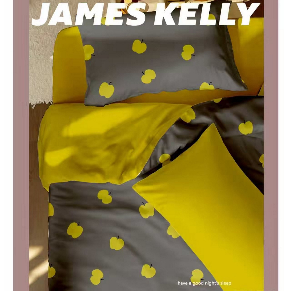 91家纺网 家纺一手货源 找家纺 （总2）未来家居 JAMES KELLY （铂金凯丽）2026新款40支13376全棉印染铂金长绒棉四件套-系列9