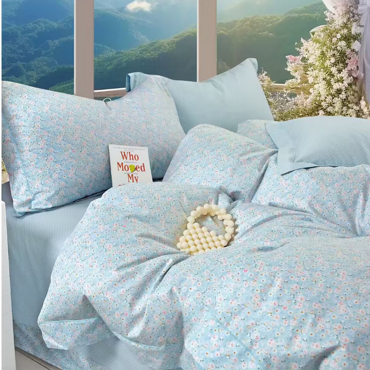 91家纺网 家纺一手货源 找家纺 （总2）未来家居 JAMES KELLY （铂金凯丽）2025新款40支13376全棉印染铂金长绒棉四件套-系列6