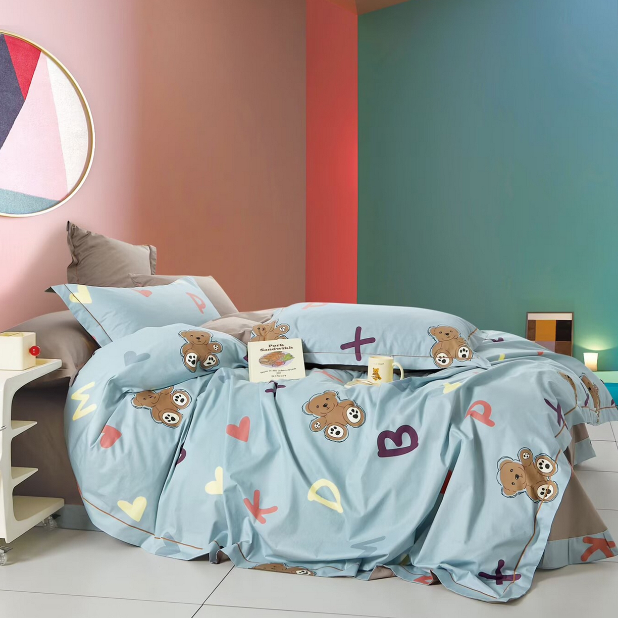 91家纺网 家纺一手货源 找家纺 （总2）未来家居 JAMES KELLY （铂金凯丽）2025新款40支13376全棉印染铂金长绒棉四件套-系列6