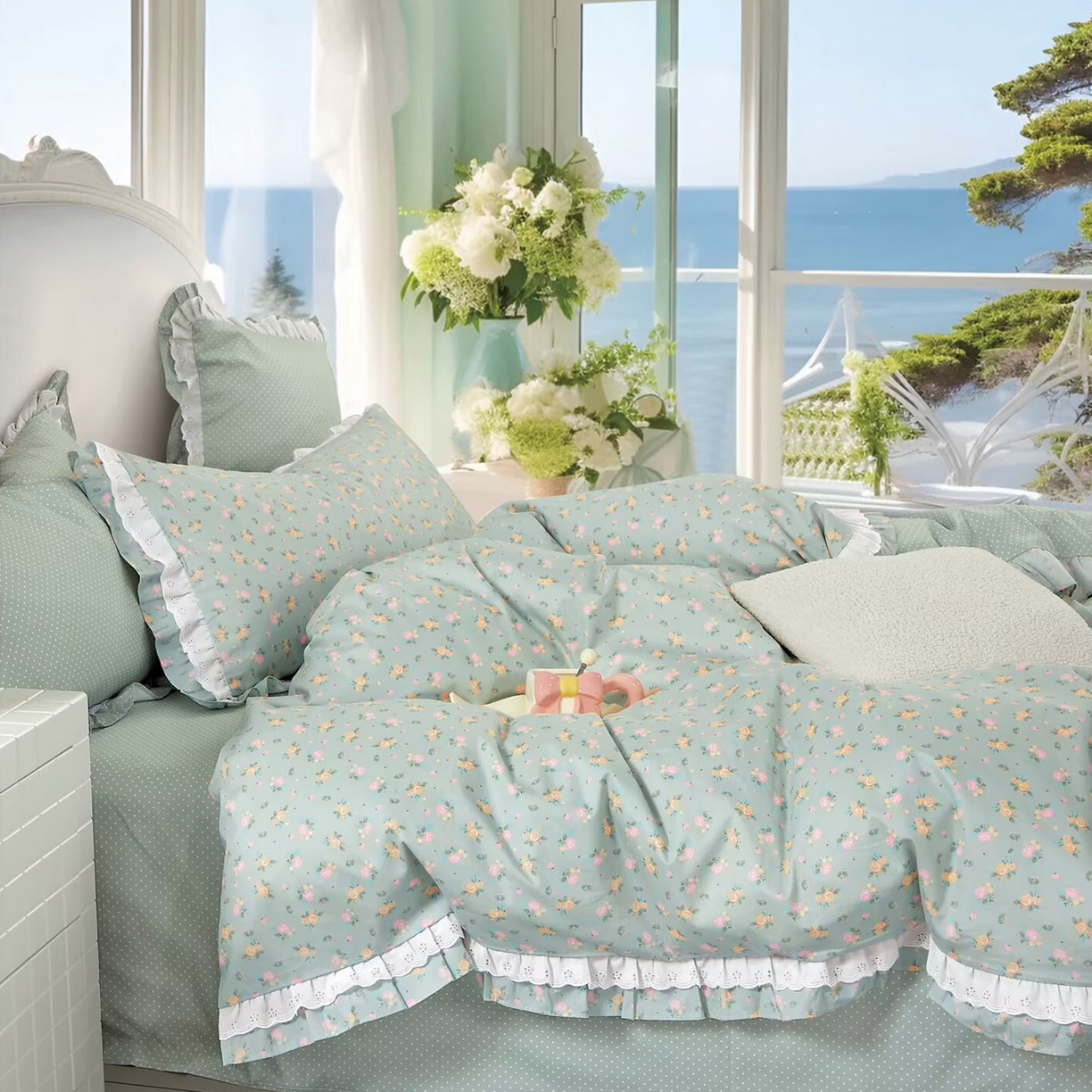 91家纺网 家纺一手货源 找家纺 （总2）未来家居 JAMES KELLY （铂金凯丽）2025新款40支13376全棉印染铂金长绒棉四件套-系列6