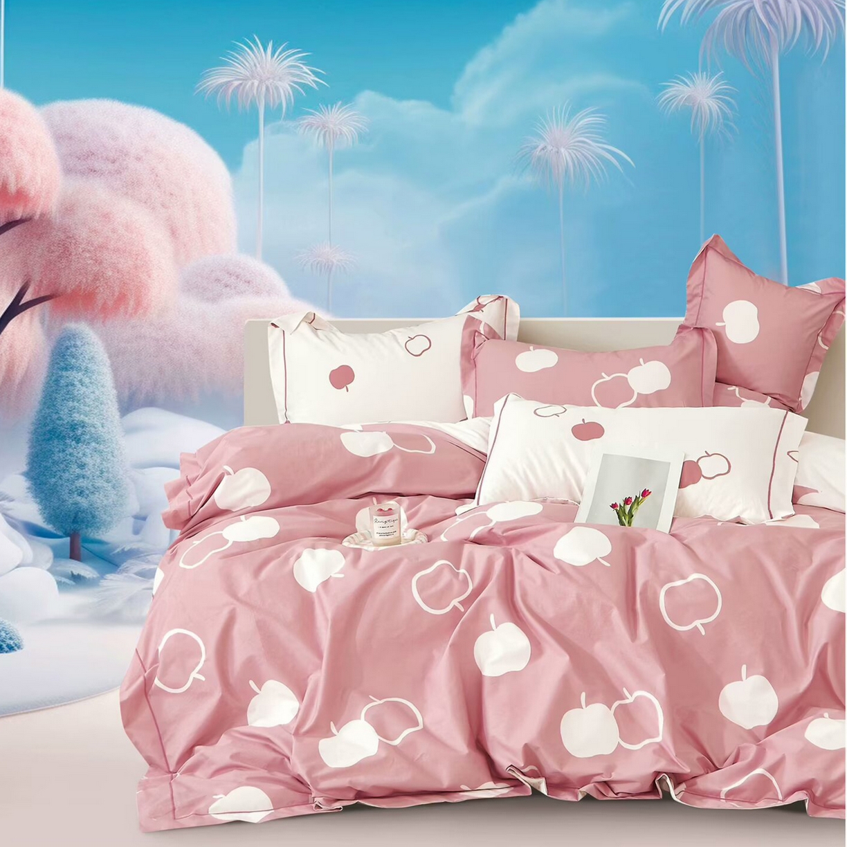 91家纺网 家纺一手货源 找家纺 （总2）未来家居 JAMES KELLY （铂金凯丽）2025新款40支13376全棉印染铂金长绒棉四件套-系列6