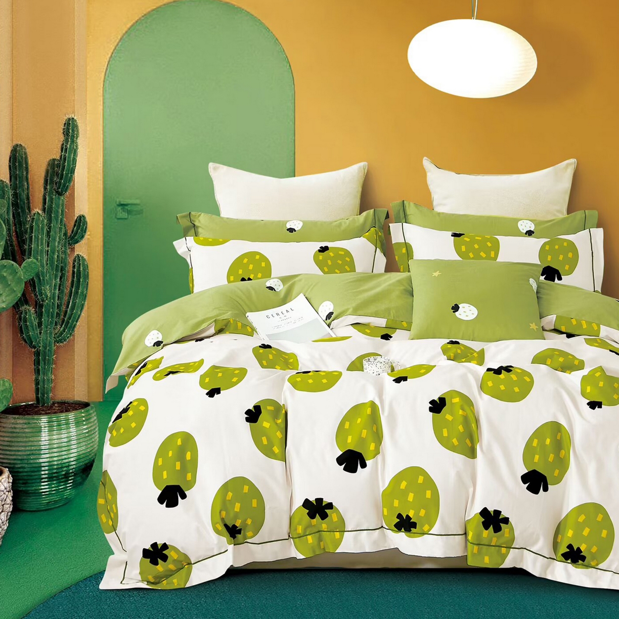 91家纺网 家纺一手货源 找家纺 （总2）未来家居 JAMES KELLY （铂金凯丽）2025新款40支13376全棉印染铂金长绒棉四件套-系列6