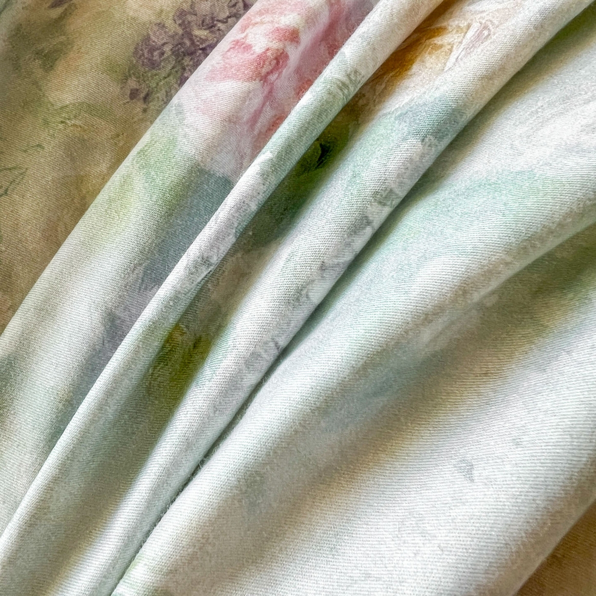 91家纺网 家纺一手货源 找家纺 卧趣家纺 2026新款纯棉花卉系列全棉印花四件套 花悦容